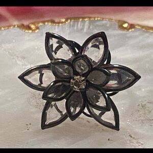 Costume Statement Flower Adjustable Ring #9227